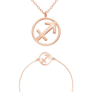 Sternzeichen „Schütze“ - Halskette & Armband Set Bundle Simple Pledge