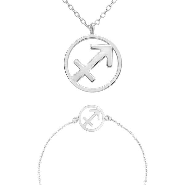 Sternzeichen „Schütze“ - Halskette & Armband Set