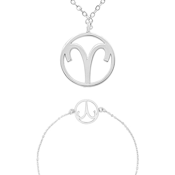 Sternzeichen „Widder“ - Halskette & Armband Set