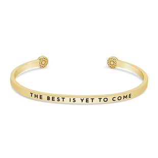 The Best is yet to come Armreif Simple Pledge