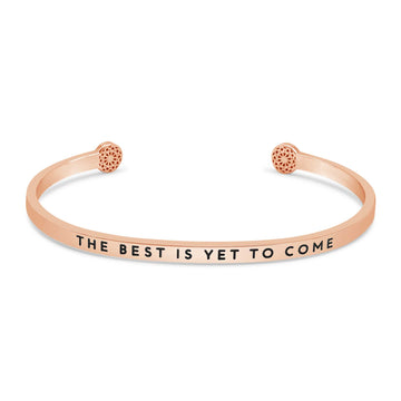The Best is yet to come Armreif Simple Pledge
