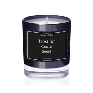 Trost für deine Seele - Duftkerze Duftkerze mit Spruch Simple Pledge