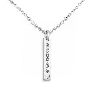 Stab-Halskette mit Wunschgravur
